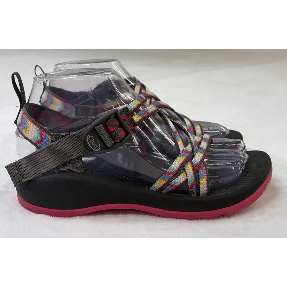 Chaco Girl's ZX/2 Size 4 Grey / Multi Color EUC Benefits Charity